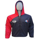 Custom Baseball Zipper Hoodie – Style 02