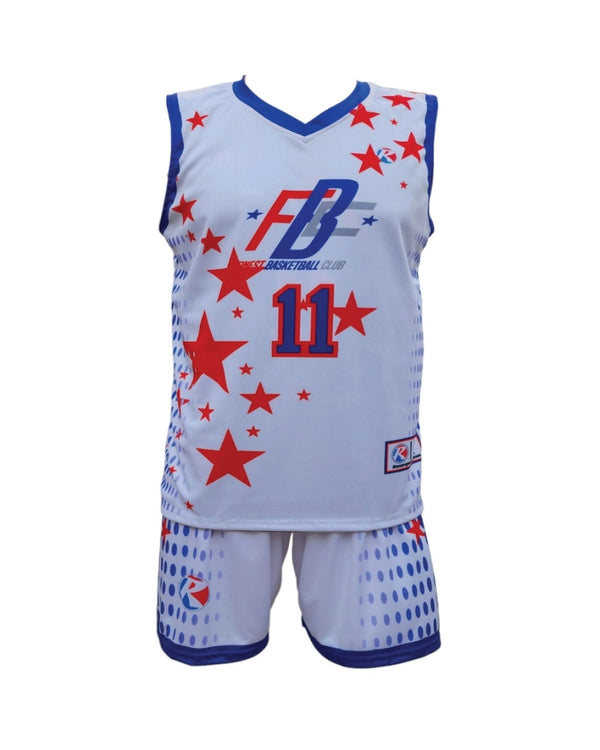 Custom reversible basketball uniform set sublimated design 513
