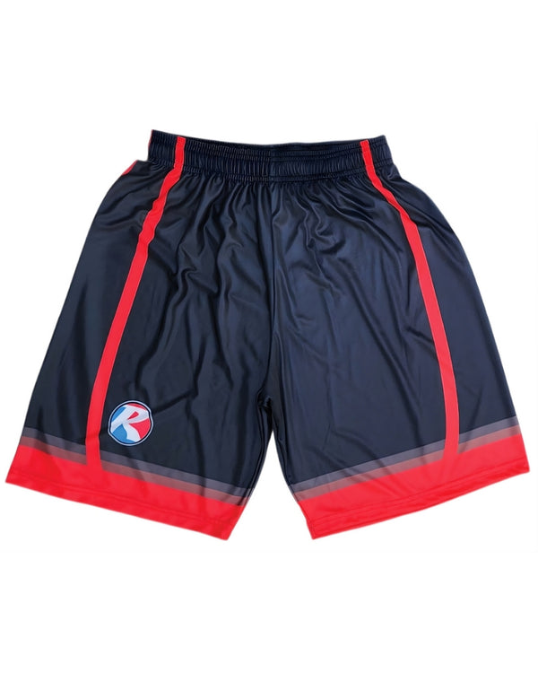 Custom sublimated reversible basketball shorts team design 618