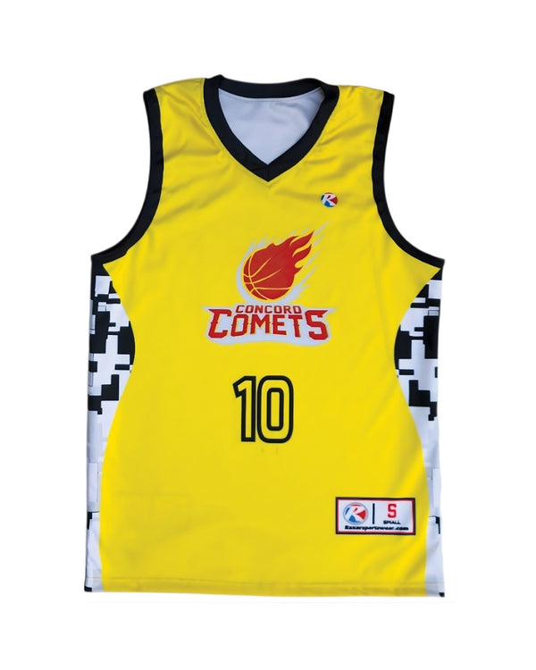 Custom reversible basketball jersey sublimated two-color design 718