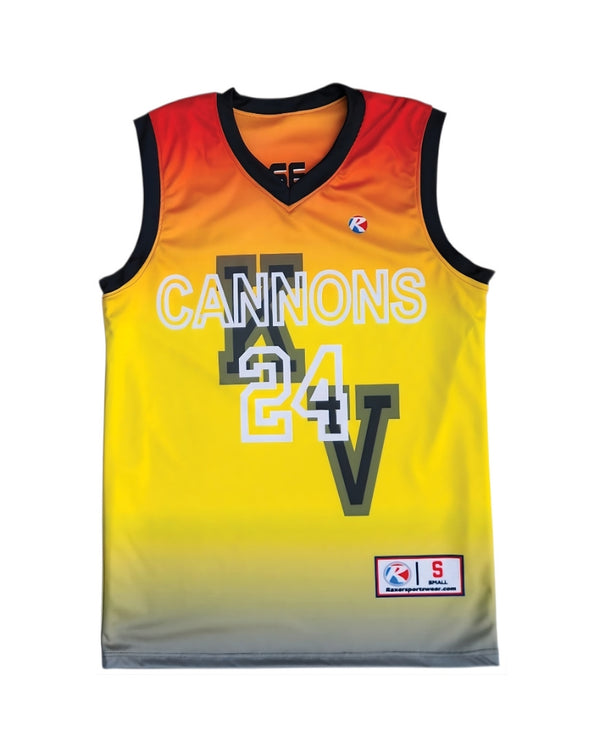 Custom sublimated reversible basketball jersey design 715