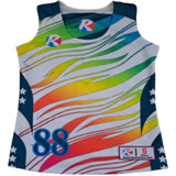Custom Women's Double Ply Reversible Lacrosse Jersey – Style 003
