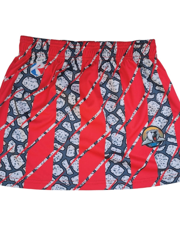 Women's custom lacrosse skirt with full sublimation printing