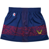 Custom women's lacrosse skirt with sublimated design