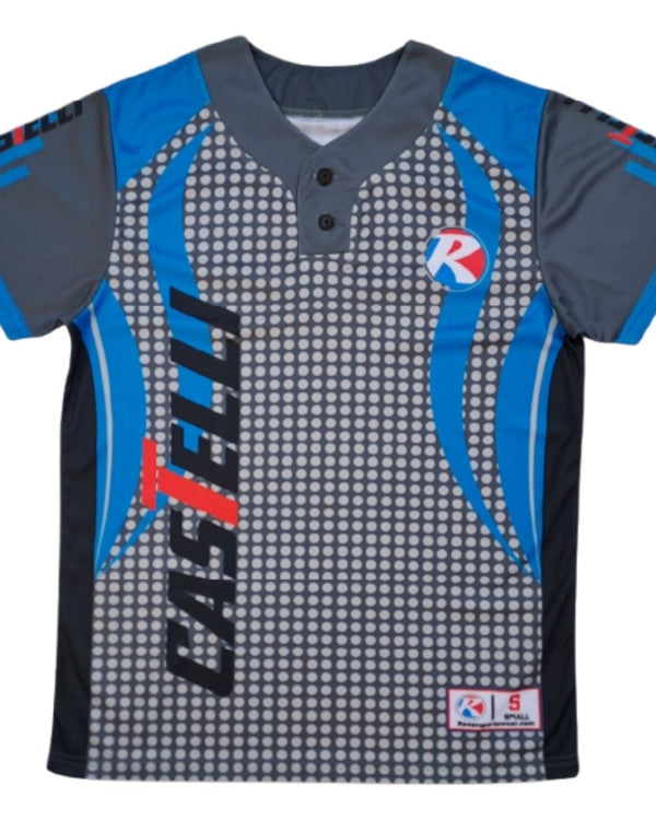 BASEBALL 2 BUTTON JERSEY-1834