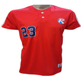 BASEBALL 2 BUTTON JERSEY-1834-9