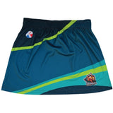 Custom women's lacrosse skirt with built-in liner and sublimated print