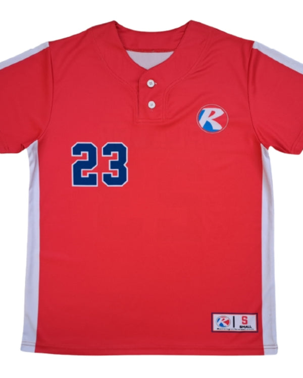 BASEBALL 2 BUTTON JERSEY-1834-9