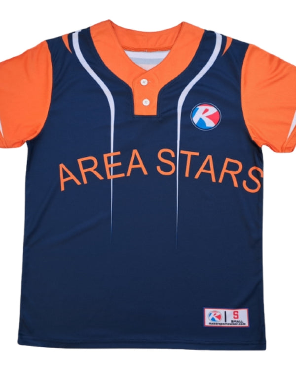 BASEBALL 2 BUTTON JERSEY-1834-10