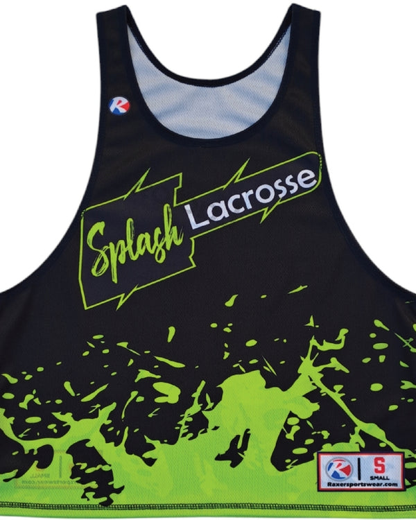 Men's reversible lacrosse pinnie custom sublimated design 214