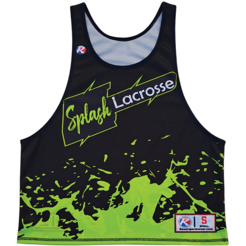 Men's reversible lacrosse pinnie custom sublimated design 214